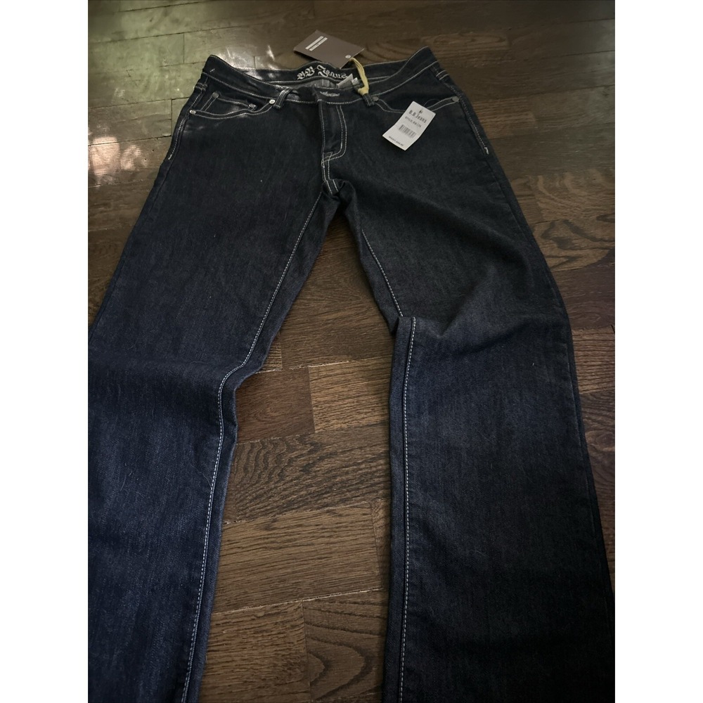 BB Jeans Pants Womens 11 Denim Bootcut Stretch Cotton Blend Embellished Nwt